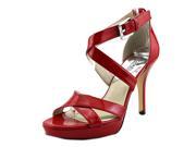 Michael Michael Kors Evie Platform Women US 8.5 Red Sandals