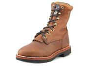 GEORGIA G3114 8 Lacer Brown Boots Shoes Womens SZ 9.5 Wide