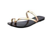 INC International Concepts Mistye 2 Women US 7 Gold Slides Sandal