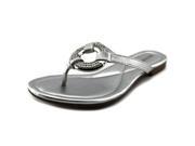 Alfani Hannia Women US 6.5 Silver Thong Sandal