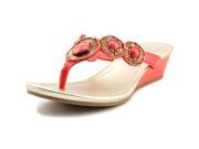 Bandolino Briah Women US 5.5 Pink Wedge Sandal
