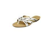Bandolino Naccari Women US 8.5 White Thong Sandal