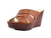 Nine West Ernist Women US 10.5 Brown Slides Sandal