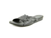 Rose Petals by Walking Cradles Fiji Women US 6 W Black Slides Sandal