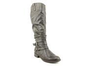 White Mountain Lioness Women US 7 Black Knee High Boot