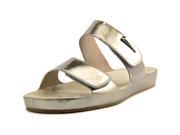 Calvin Klein Myra Women US 6 Silver Slides Sandal