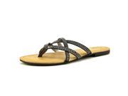 143 Girl Primotoo Women US 8.5 Black Flip Flop Sandal