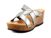 Callisto Syrah Women US 9 Silver Wedge Sandal