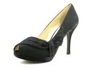 Caparros Odessa Women US 5.5 Black Peep Toe Platform Sandal