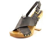 Trina Turk Penney Women US 7.5 Black Sandals
