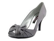 Nina Forbes Women US 6 Gray Peep Toe Heels