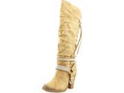 Not Rated Stacey Women US 6 Nude Knee High Boot