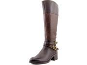Franco Sarto Lapis Wide Calf Women US 5.5 Brown Knee High Boot