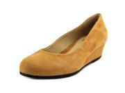 FS NY Gumdrop Women US 9.5 Tan Wedge Heel