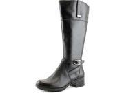 Bandolino Baya Wide Calf Women US 9.5 Black Knee High Boot
