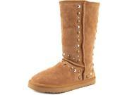 Style Co Bolted Womens Size 6 Tan Faux Suede Fashion Mid Calf Boots