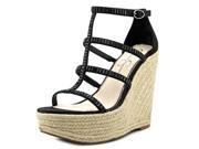 Jessica Simpson Adelinn Women US 8.5 Black Wedge Sandal