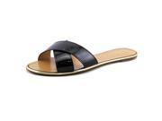 Report Signature Crusoe Women US 8 Black Slides Sandal