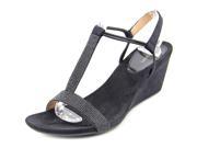 Style Co Mulan Women US 8.5 Black Wedge Sandal