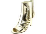 Michael Michael Kors Odelia Bootie Women US 5.5 Gold Heels