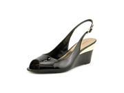 Alfani Bess Women US 8.5 Black Wedge Sandal