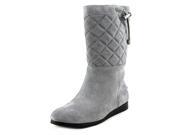 Michael Michael Kors Lizzie Quilted Boot Women US 7.5 Gray Boot