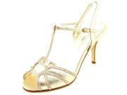 Caparros Whistler Women US 7 Gold Slingback Sandal