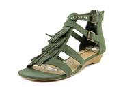 American Rag Leah Women US 6 Green Gladiator Sandal