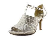Bandolino 7 Sweetest Women US 10 Silver Sandals