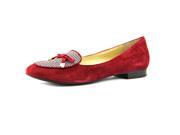 Isaac Mizrahi Aurora Women US 6.5 Red Apron Loafer