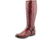 Frye Phillip Harness Tall Women US 6.5 Red Knee High Boot