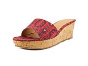 Nine West Confetty Women US 11 Red Slides Sandal