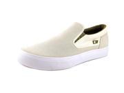 DC Shoes Trase Slip On TX Men US 11 White Sneakers
