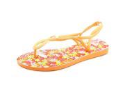 Havaianas Luna Women US 7.5 Orange Slingback Sandal