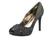 Alfani Lyrra Women US 5.5 Gray Peep Toe Heels