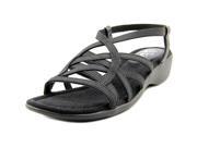 Life Stride Tandie Women US 8.5 Black Sandals