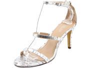 Charles By Charles David Zion Women US 7.5 Silver Sandals