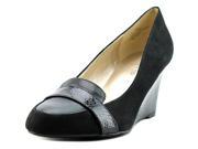 Bandolino Tanton Women US 11 Black Wedge Sandal