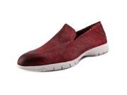 Hush Puppies Five Base Mens Size 10.5 Red Suede Loafers Shoes