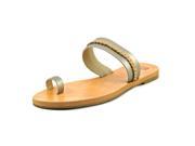 BC Footwear Glimmer Women US 6 Silver Slides Sandal