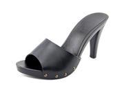 Charles By Charles D Salve Women US 6.5 Black Sandals