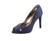 Alfani Lyrra Women US 8.5 Blue Peep Toe Heels