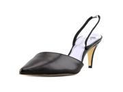 Delman Laci Women US 7.5 Black Slingback Heel
