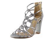 Delman Scandl Women US 9.5 Silver Heels