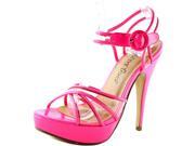2 Lips Too Too Nelly Women US 6 Pink Platform Sandal