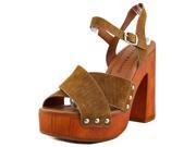 Lucky Brand Mabaz Women US 8.5 Brown Slingback Sandal