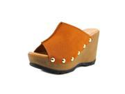 Callisto Renet Women US 6 Brown Wedge Sandal