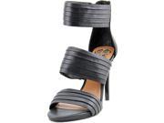 Vince Camuto Fia Women US 6.5 Black Sandals