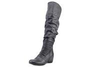 Baretraps Valry Wide Calf Women US 7 Black Knee High Boot