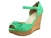 Restricted Melrose Women US 8.5 Green Wedge Heel
